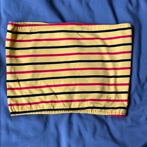 Romwe yellow tube top